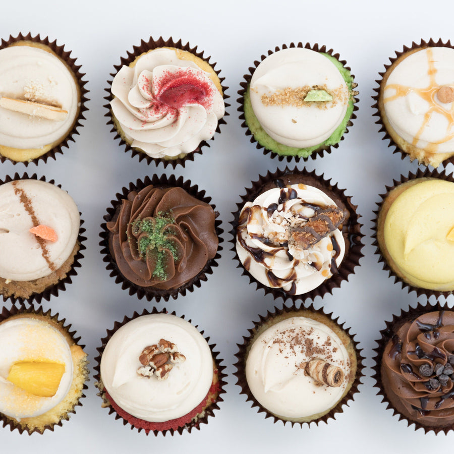 A Dozen Vegan Cupcakes Pick 2 flavors Endulge Cupcakes